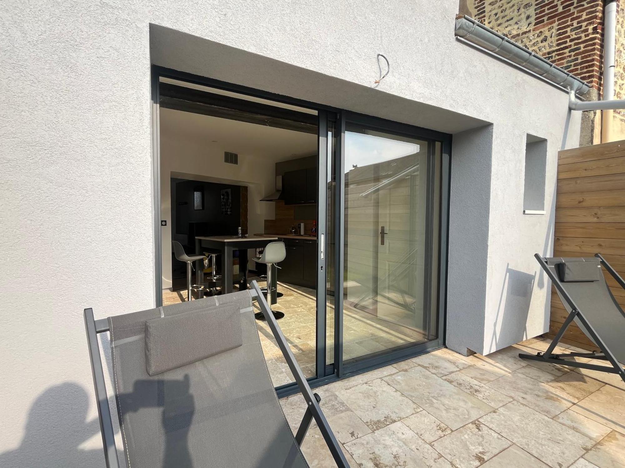 Gite Le Davidson, Maison Avec Jardin Ypreville-Biville Kültér fotó