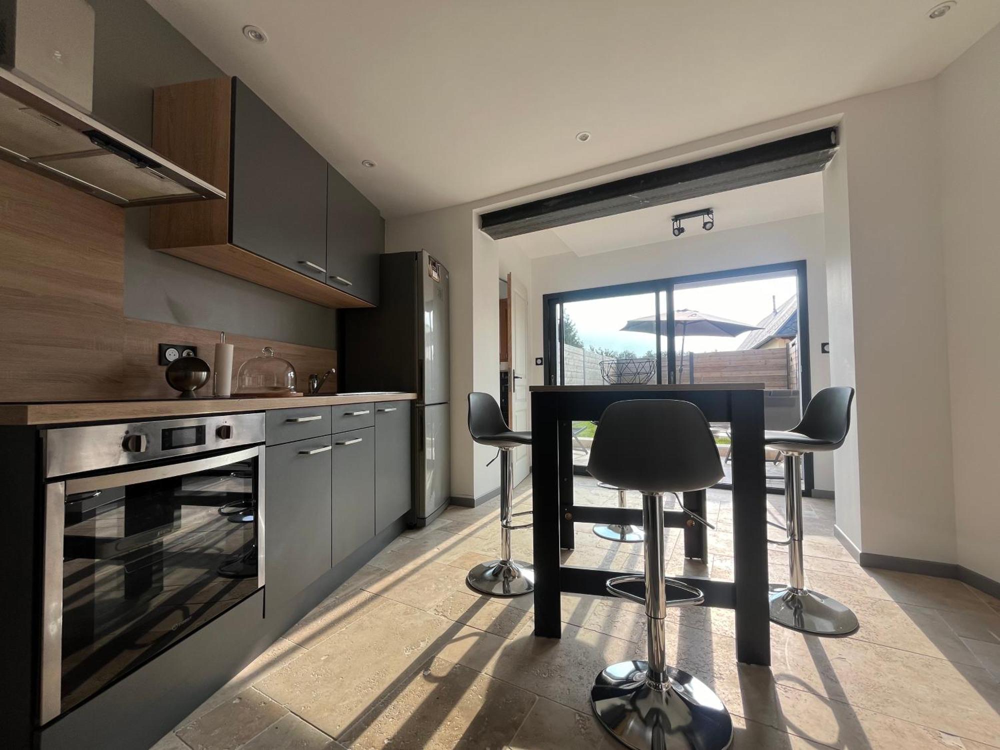 Gite Le Davidson, Maison Avec Jardin Ypreville-Biville Kültér fotó